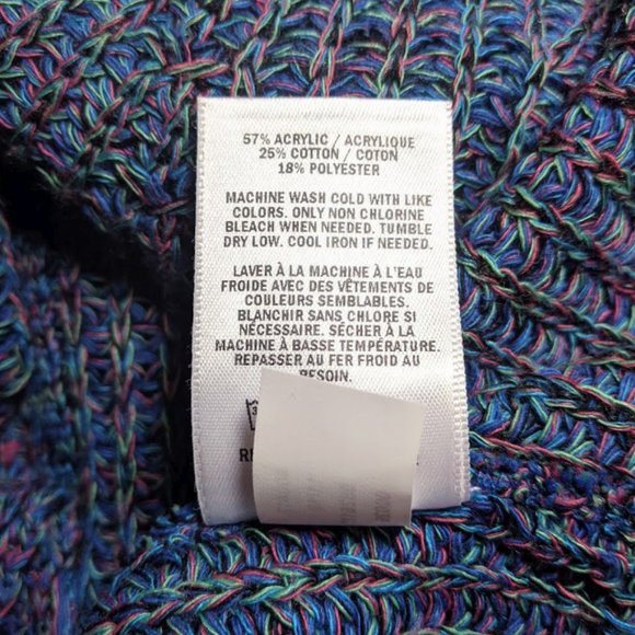 Express | Cable Knit Keyhole Back Pullover Sweater - Picture 9 of 10